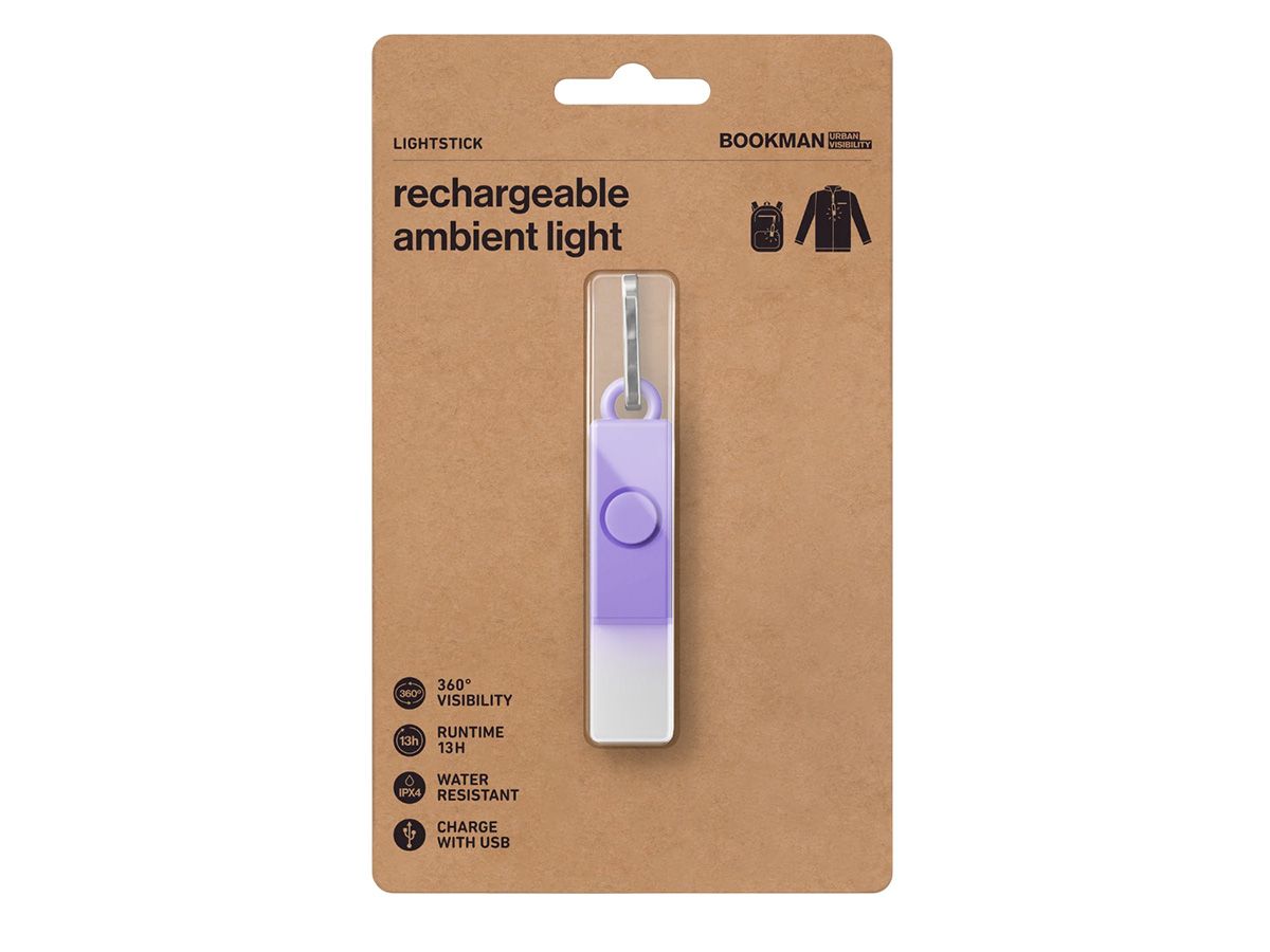 Bookman Lightstick 拉鍊燈 薰衣草紫