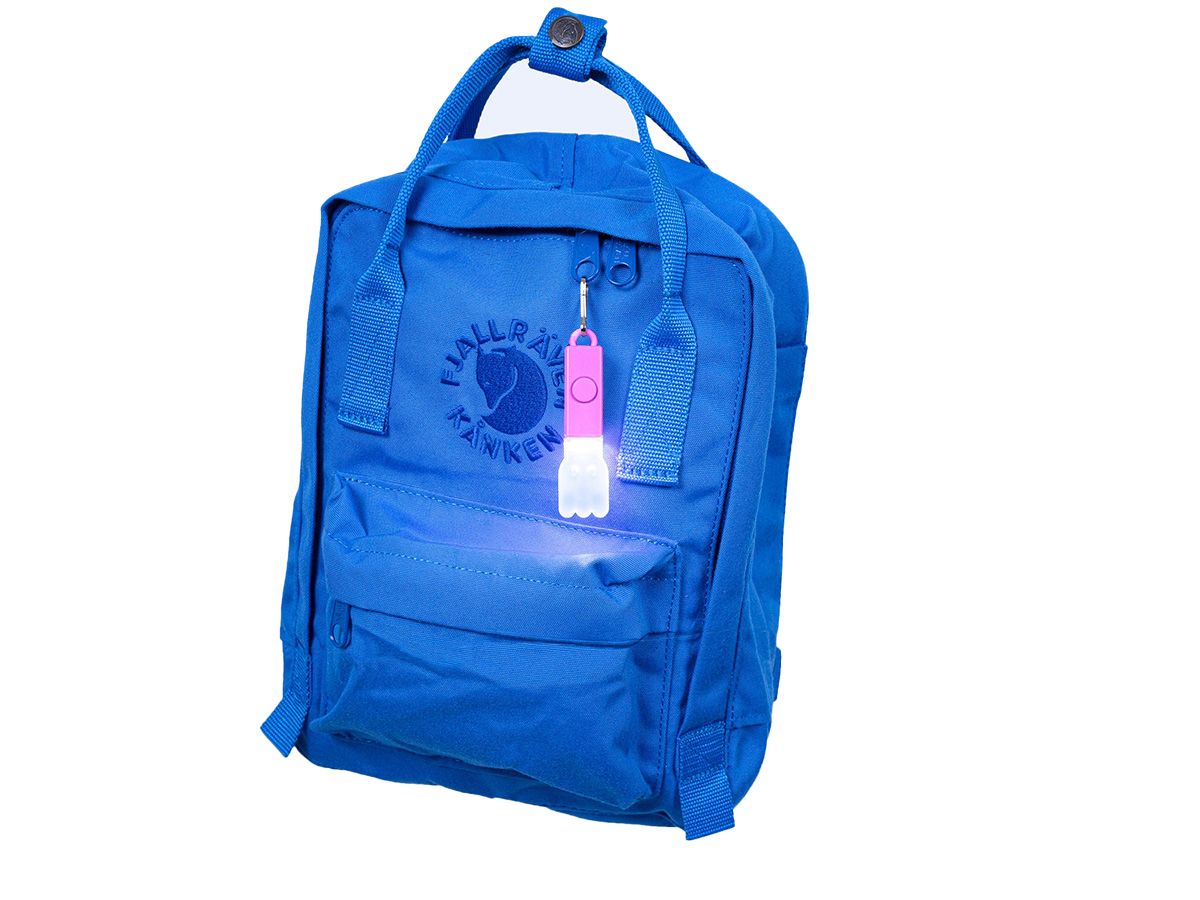 Bookman Lightstick Kid 造型拉鍊燈 粉紅色