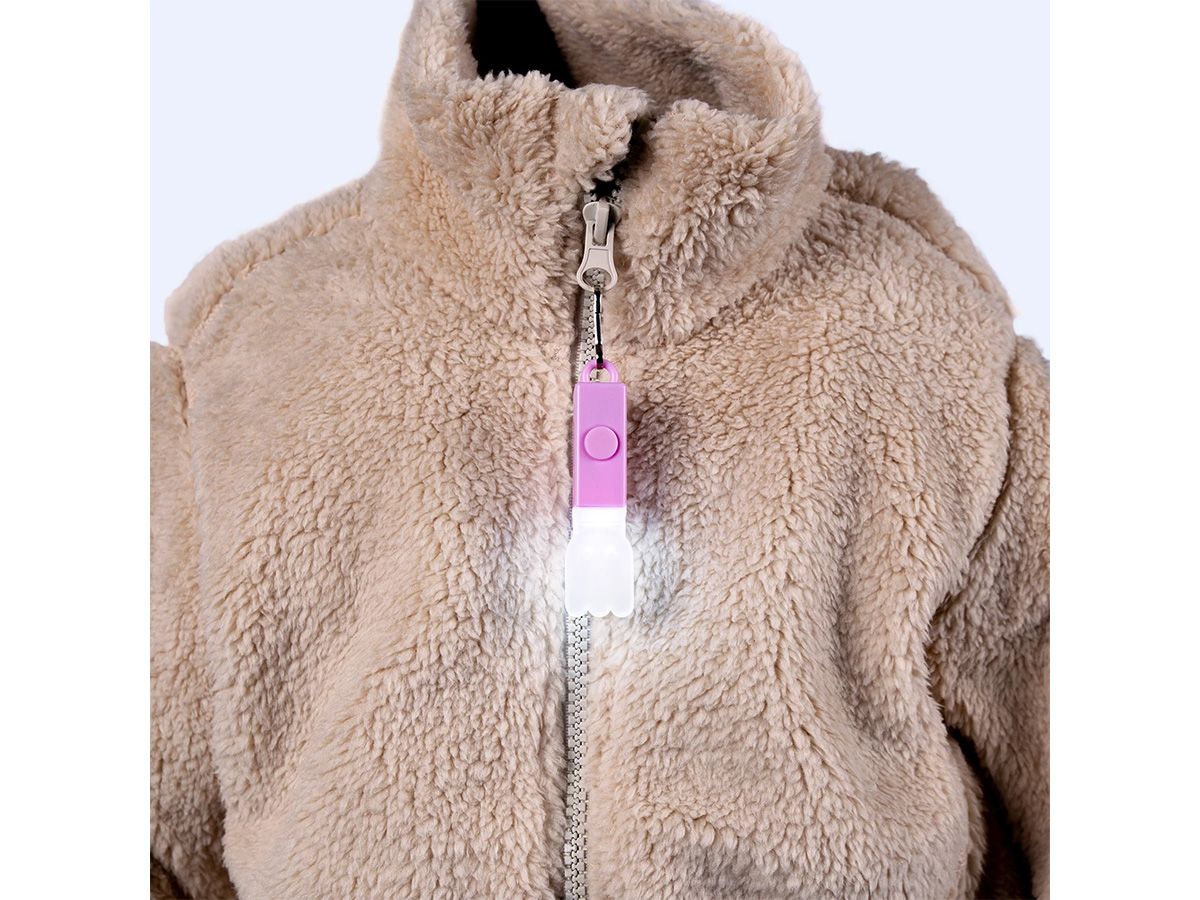 Bookman Lightstick Kid 造型拉鍊燈 粉紅色