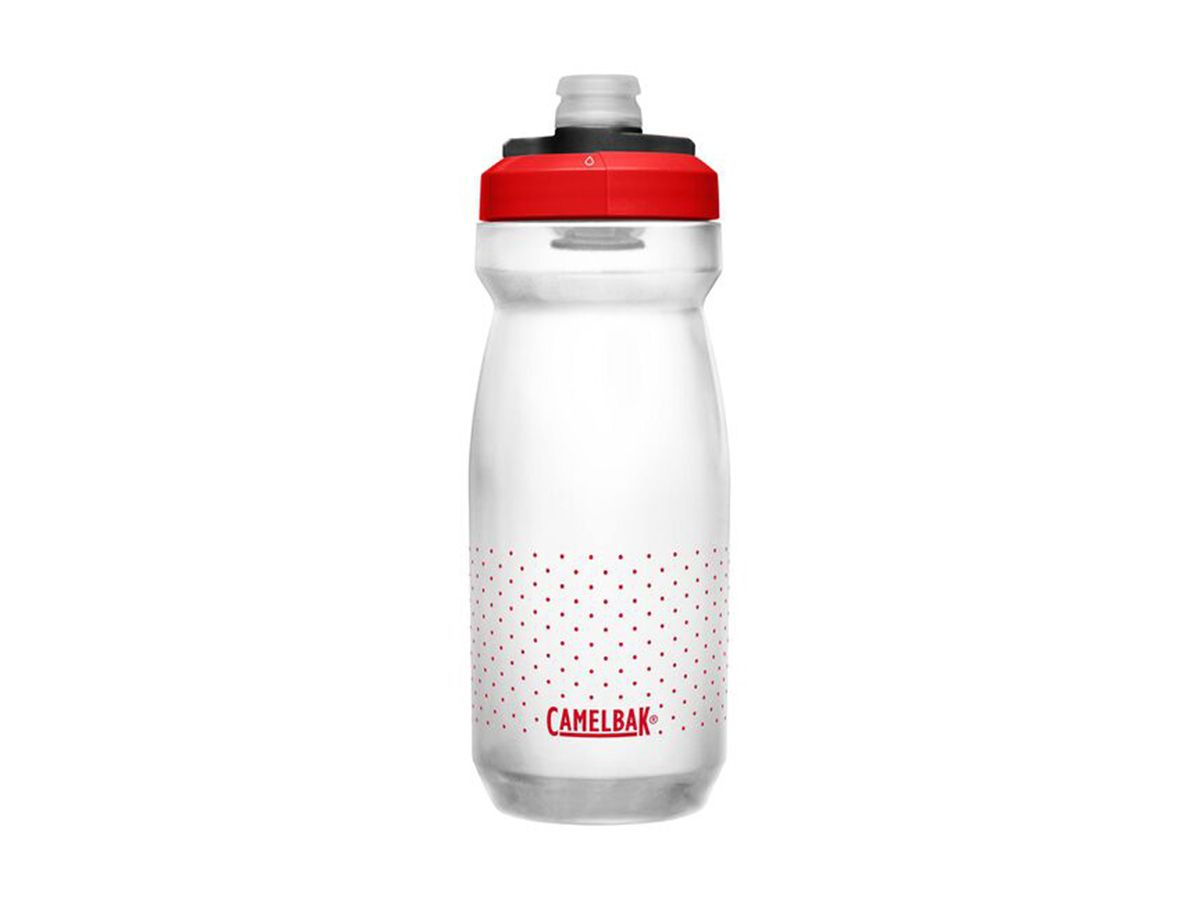 CamelBak Podium 噴射單車水瓶 620ml - 透紅