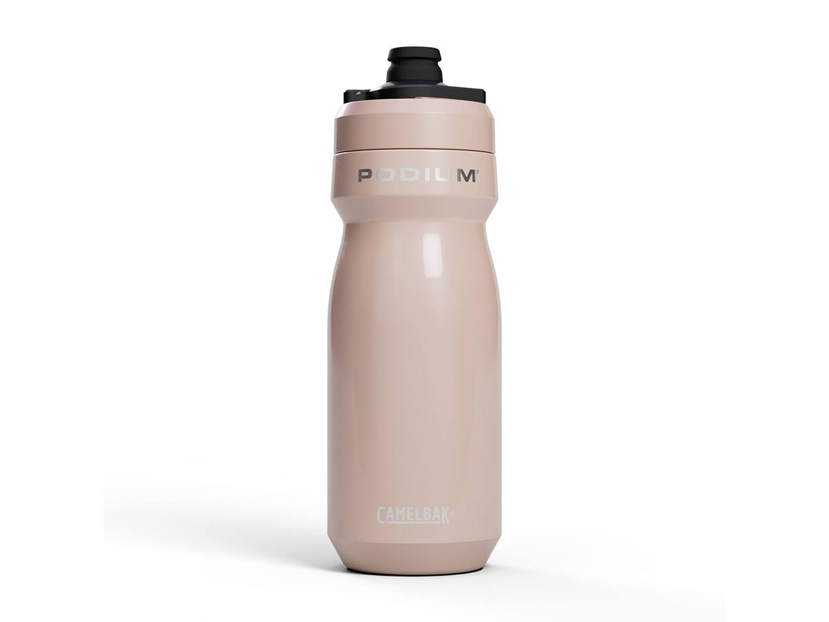 CamelBak Podium Steel 競速真空保冰單車水瓶 530ml - 櫻花粉