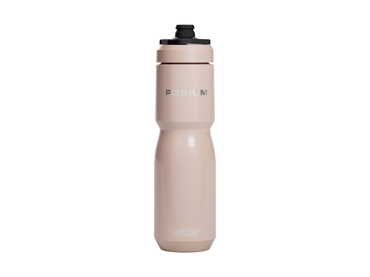 CamelBak Podium Steel 競速真空保冰單車水瓶 650ml - 櫻花粉