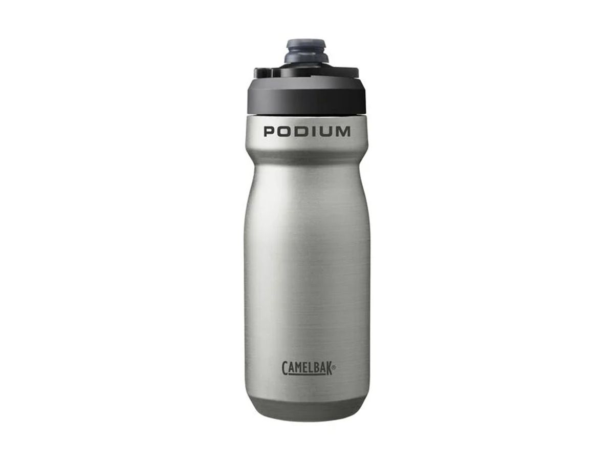 CamelBak Podium Steel 競速真空保冰單車水瓶 530ml - 金屬銀