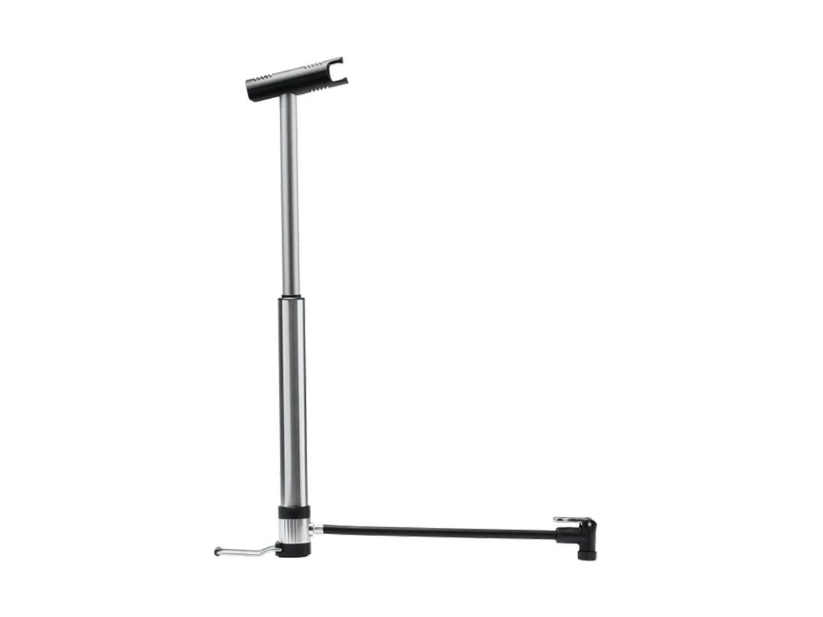 Crankbrothers Klic HV 迷你直立式打氣筒 - 銀色