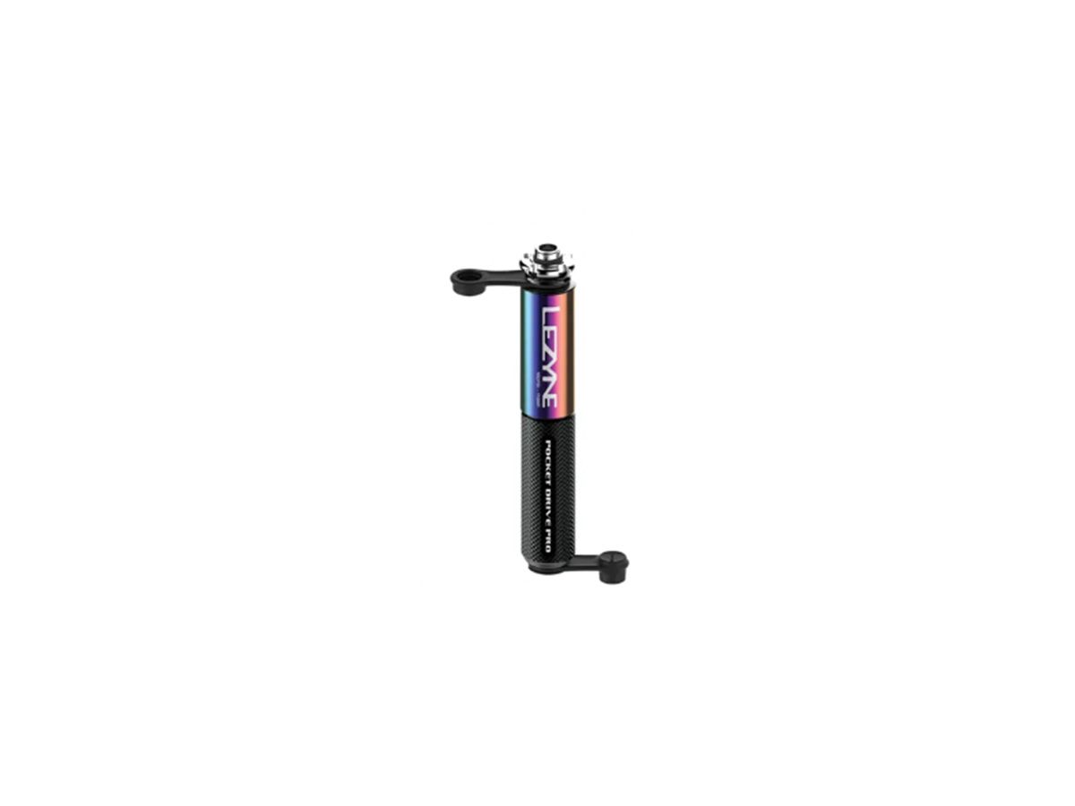 Lezyne POCKET DRIVE PRO NEO METALLIC / BLACK GLOSS - 隨身迷你打氣筒 彩鈦 / 黑