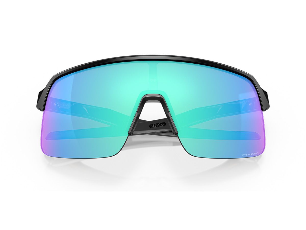 Oakley Sutro Lite Prizm 運動休閒太陽眼鏡, 消光黑鏡框, 淺藍紫鏡片