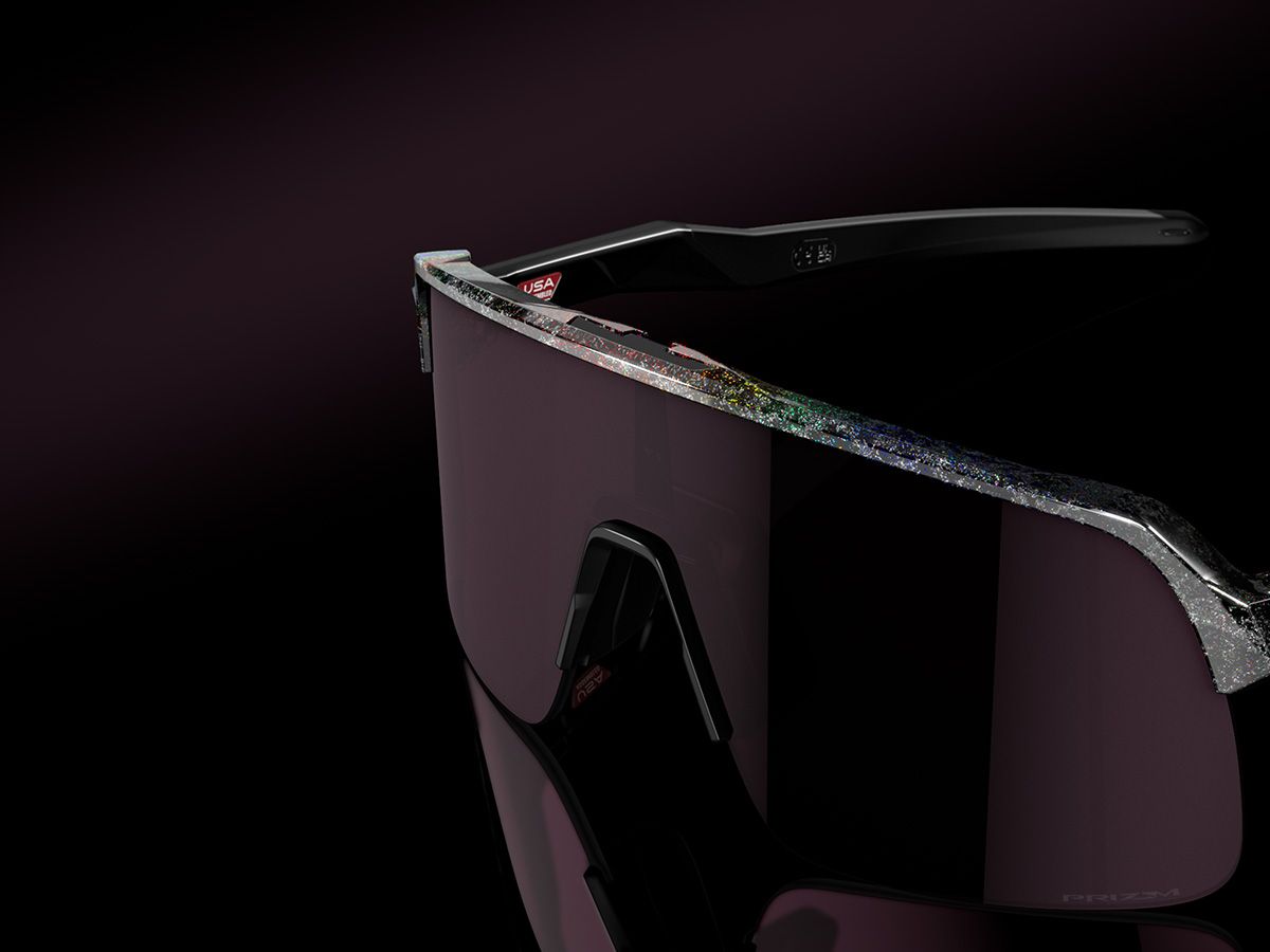 Oakley Sutro Lite Prizm 運動休閒太陽眼鏡, 宇宙星鏡框, 深紫鏡片