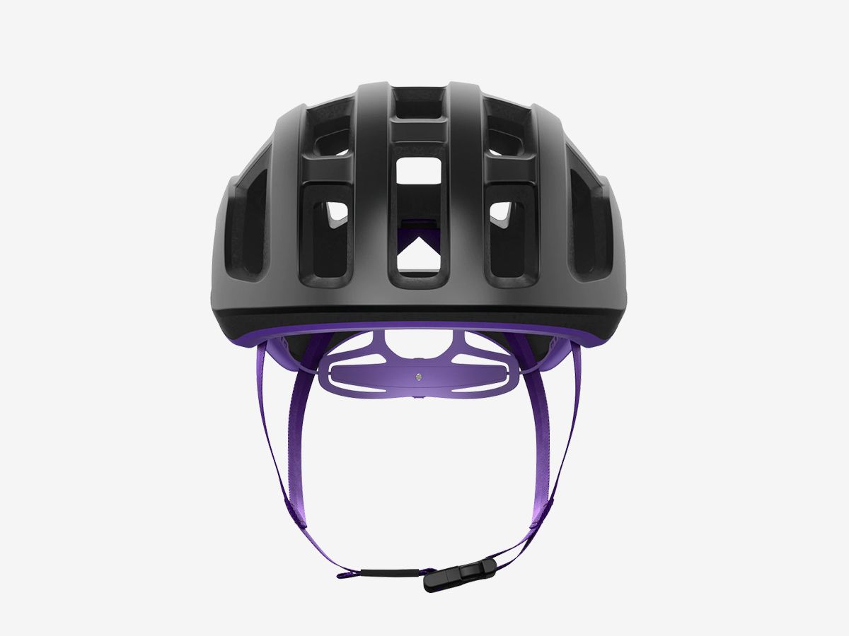 POC Ventral Lite WF 寬版安全帽 消光黑色/紫帽帶 S/M 系列