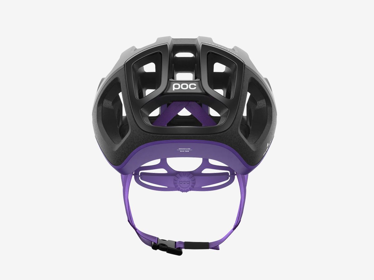 POC Ventral Lite WF 寬版安全帽 消光黑色/紫帽帶 S/M 系列