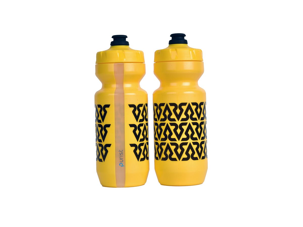 Richard Sachs Cycles RSCX Logo 水壺 黃色