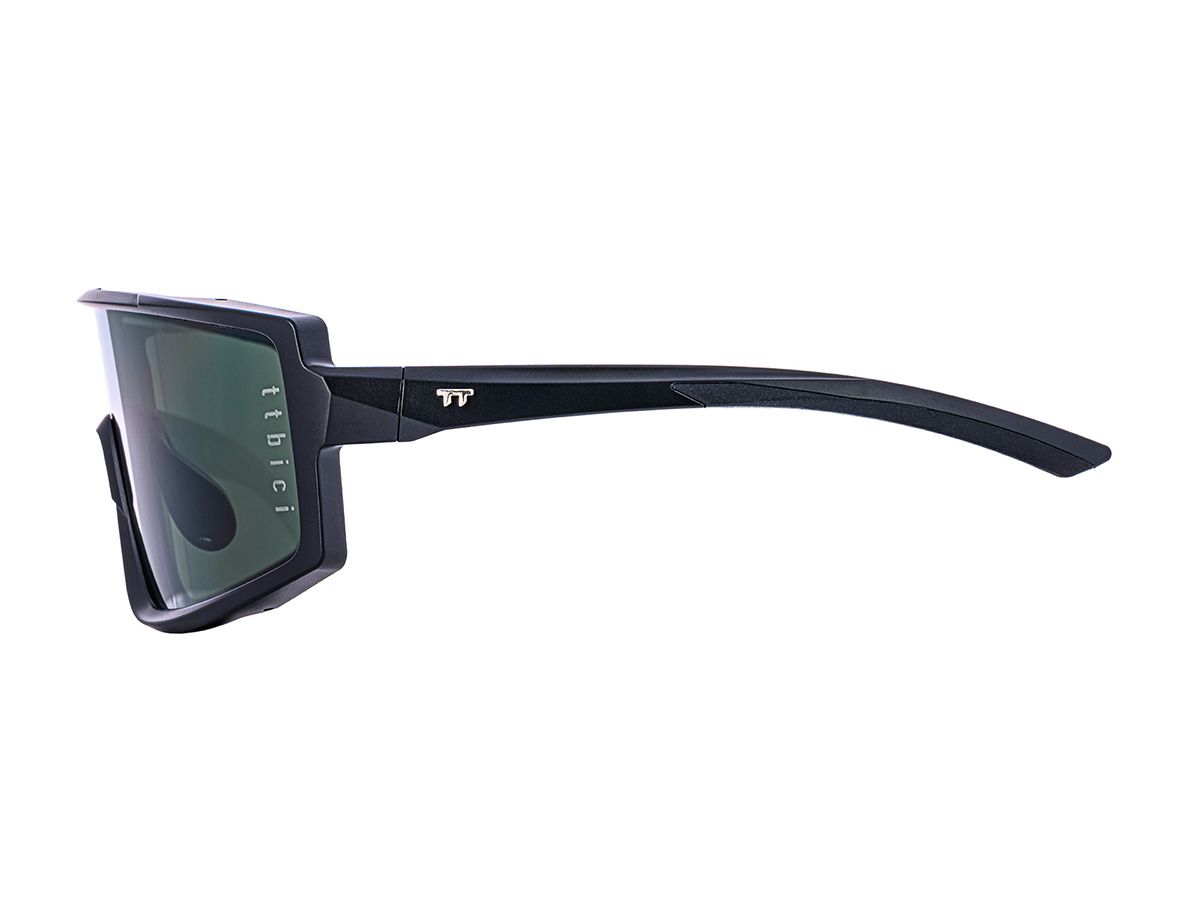 E-1 Cycling Sunglasses 騎行運動眼鏡 / 純黑色+綠鏡片 (CAT3)