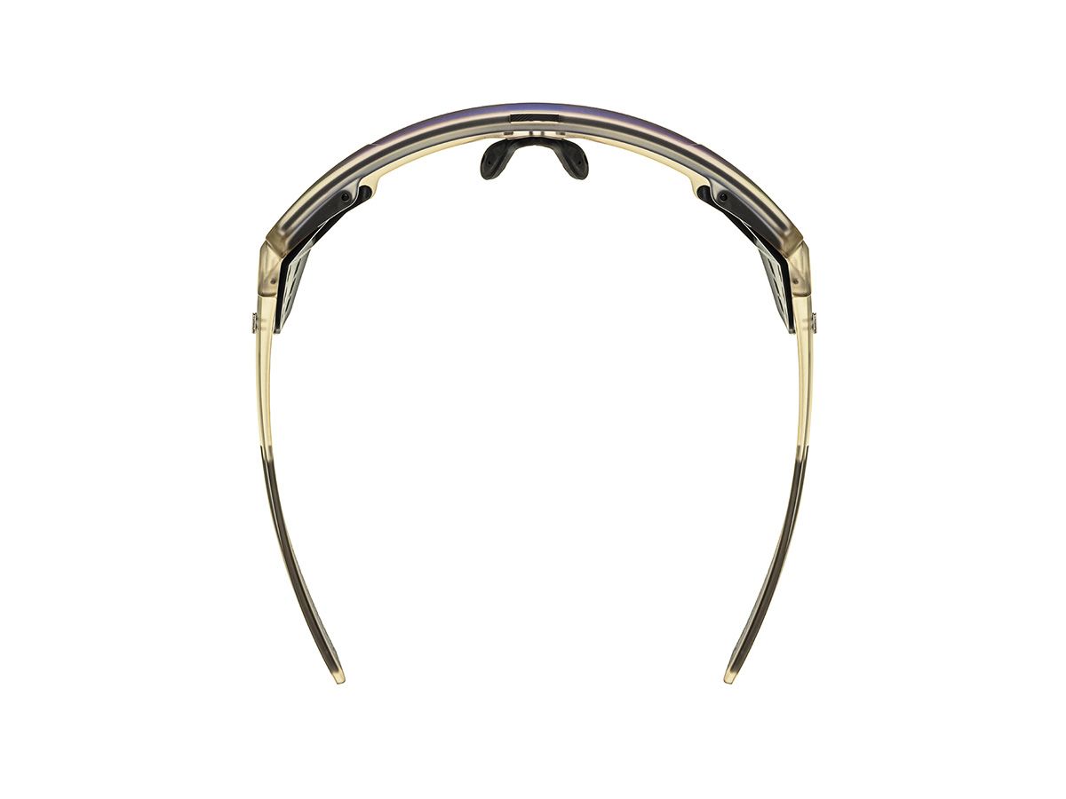 E-1 Cycling Sunglasses 騎行運動眼鏡 / 霧灰色+鏡面藍鏡片 (CAT3)