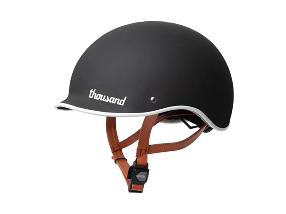 Thousand HERITAGE 單車和滑板安全帽 碳纖黑 L