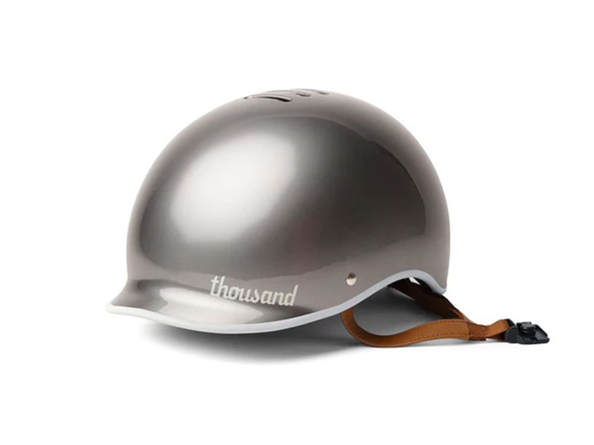 Thousand HERITAGE 單車和滑板安全帽 鈦銀 L