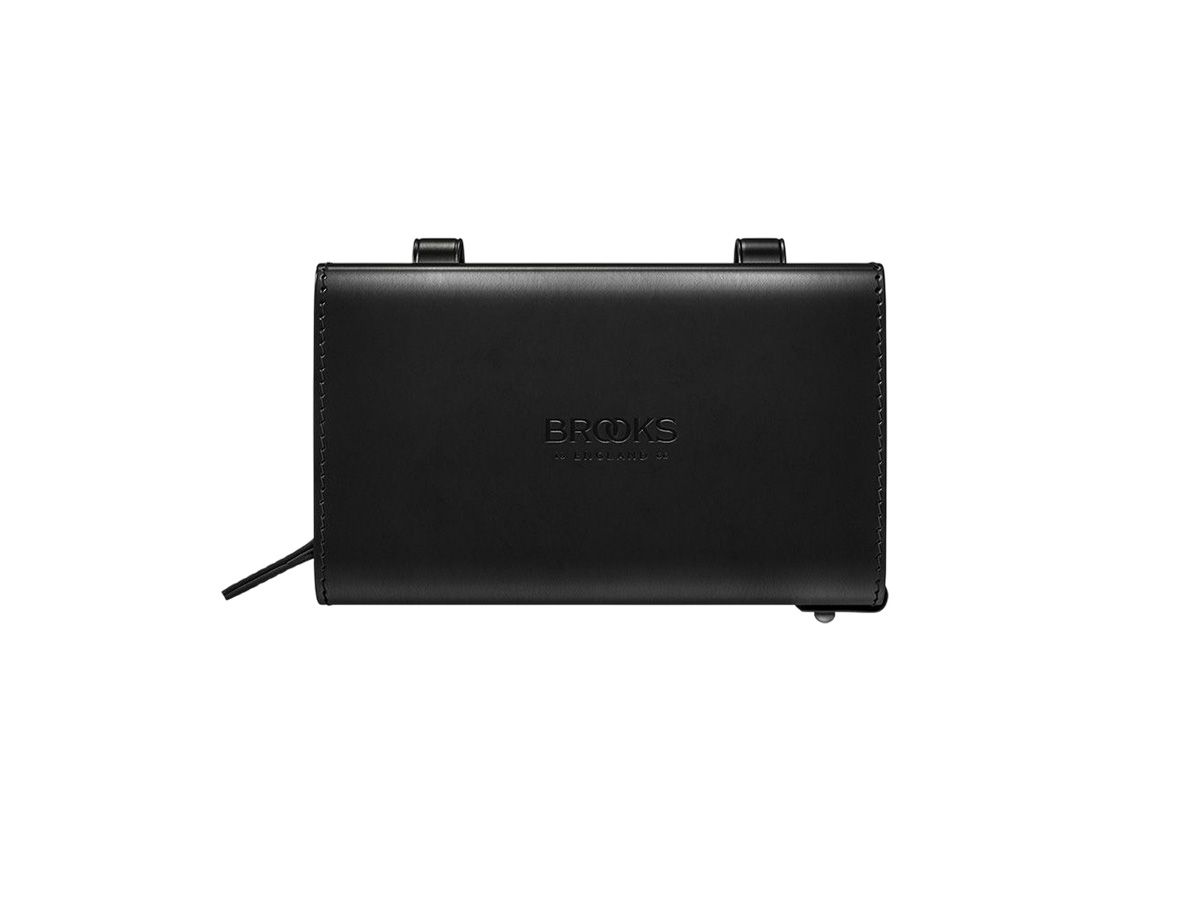 Brooks D-Shaped 皮革坐墊包 0.75L 黑色