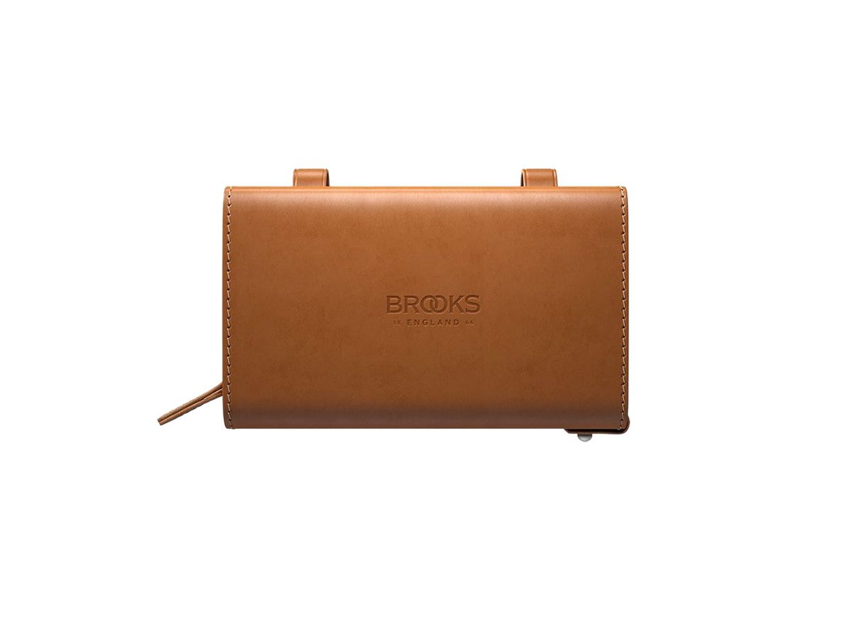 Brooks D-Shaped 皮革坐墊包 0.75L 蜂蜜色