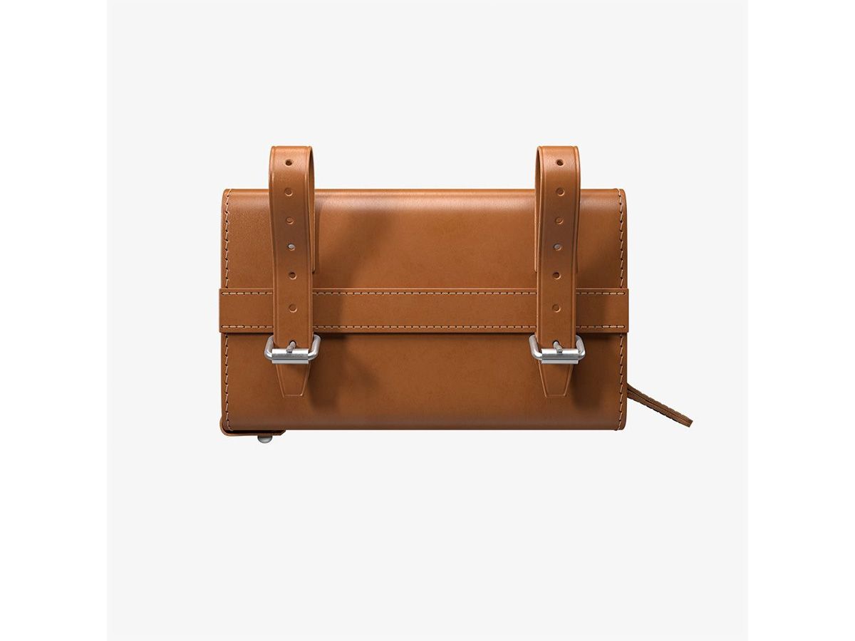 Brooks D-Shaped 皮革坐墊包 0.75L 蜂蜜色