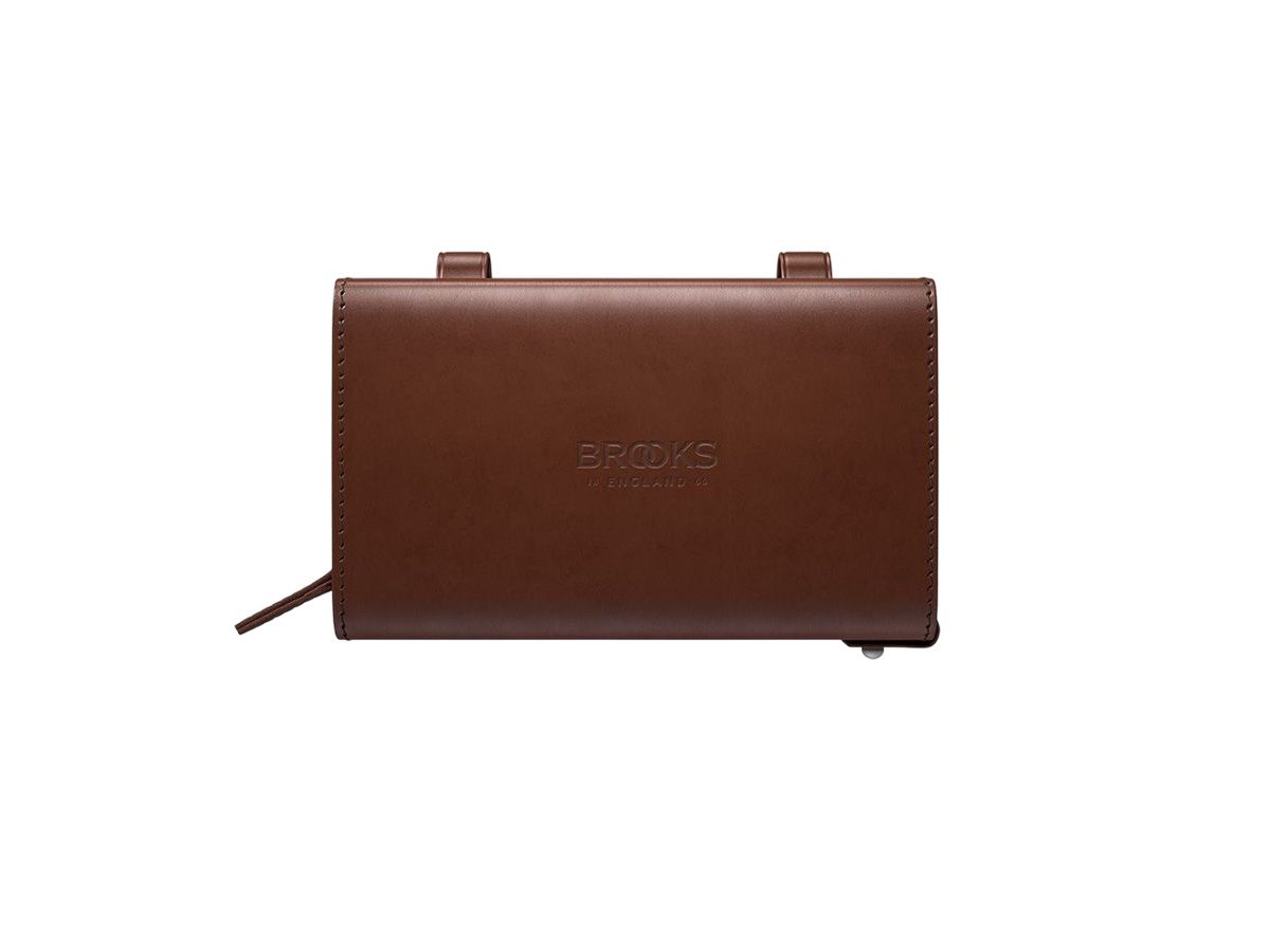 Brooks D-Shaped 皮革坐墊包 0.75L 褐色