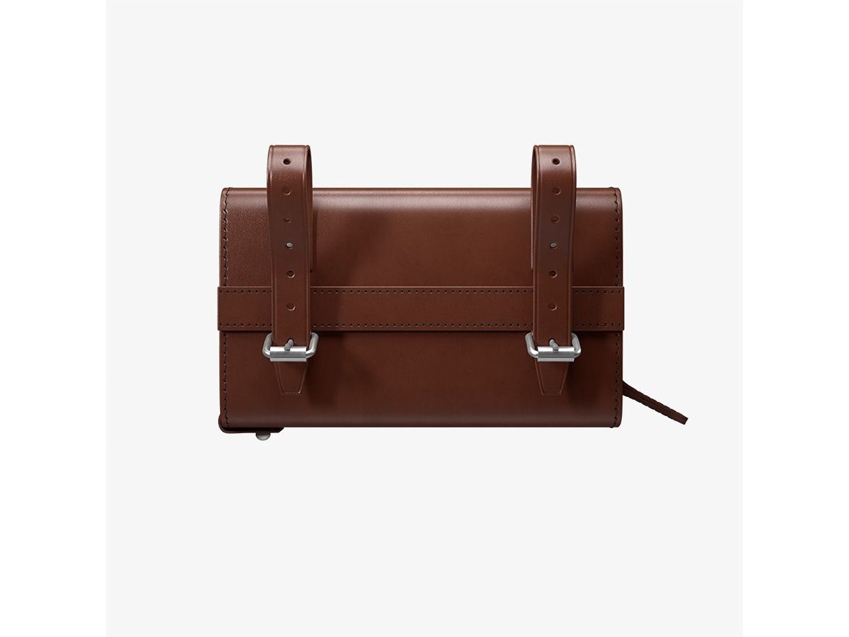 Brooks D-Shaped 皮革坐墊包 0.75L 褐色