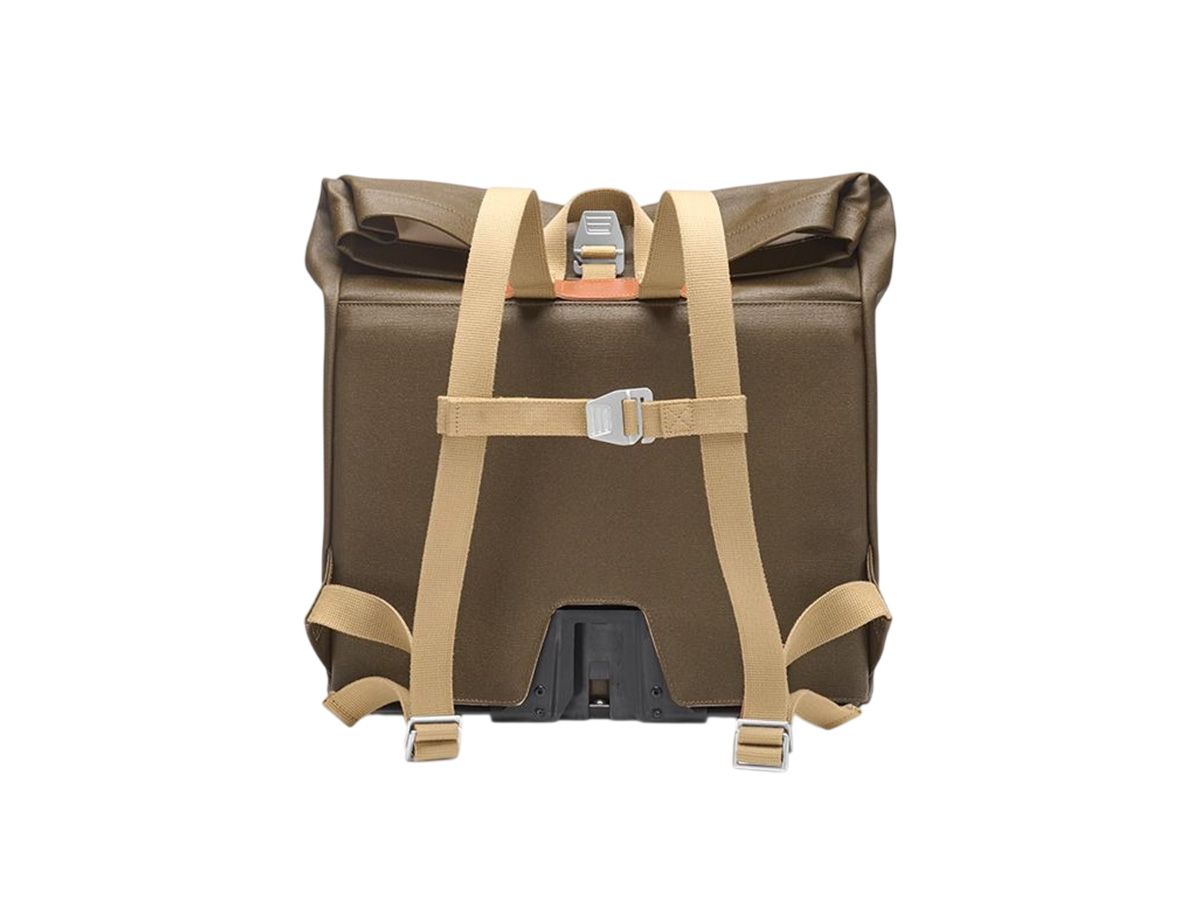 Brooks Pickwick Porter 帆布折疊車/後背兩用包 26L 青苔棕