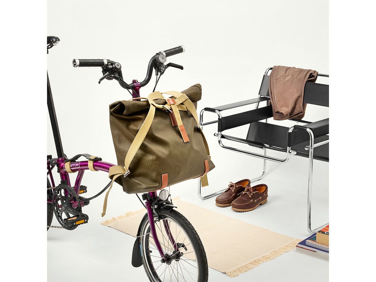 Brooks Pickwick Porter 帆布折疊車/後背兩用包 26L 青苔棕