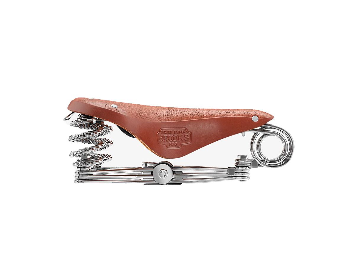 Brooks B33 皮革座墊 蜂蜜色