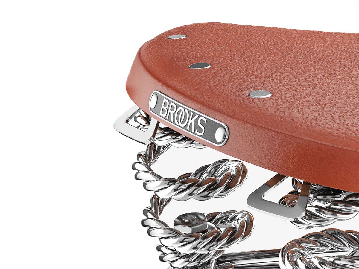 Brooks B33 皮革座墊 蜂蜜色