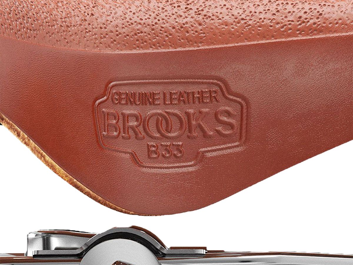 Brooks B33 皮革座墊 蜂蜜色
