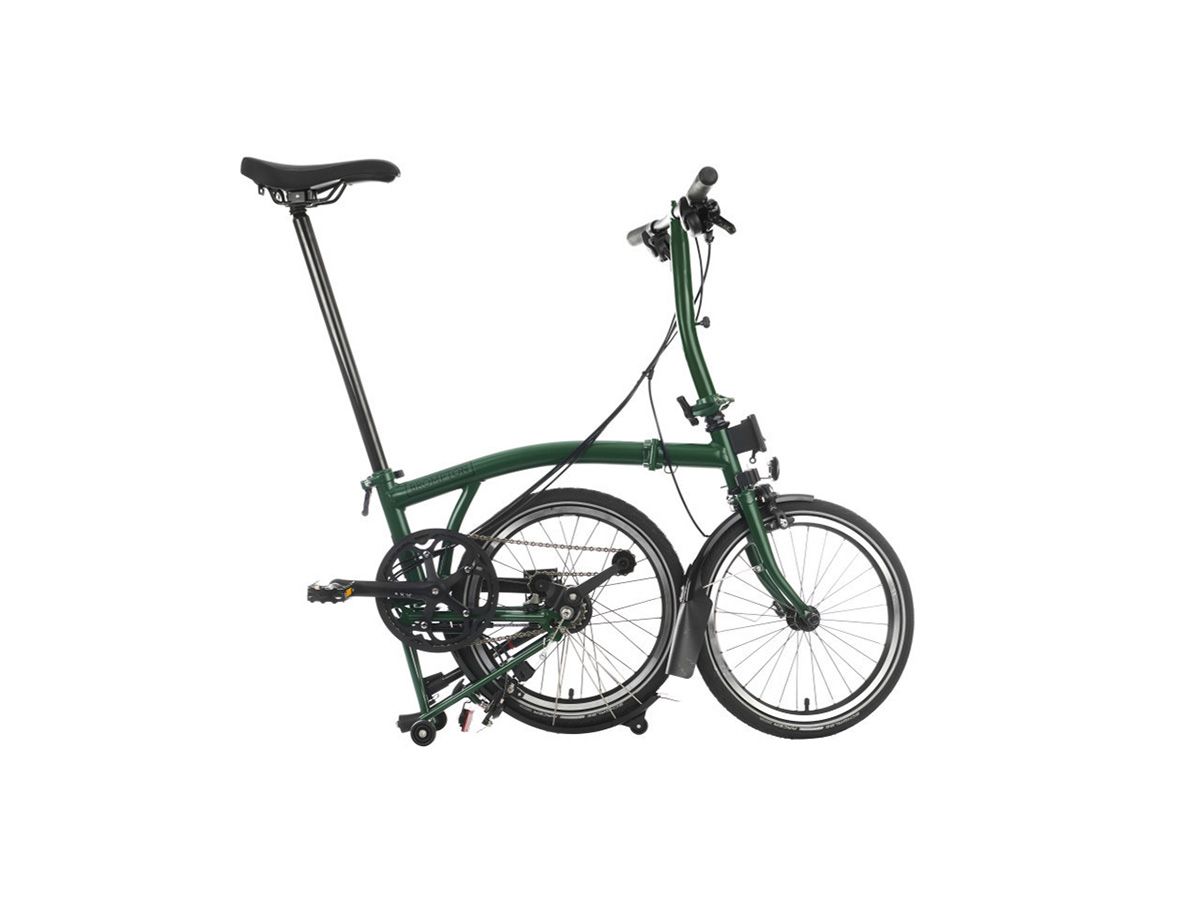 Brompton C Line - 2025 賽車綠 - S把12速/附後貨架/前後燈