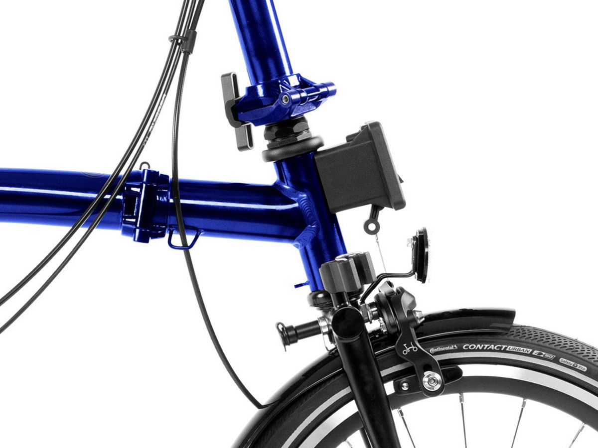 Brompton P Line - 2024 藍清漆 - M把 4速 附後貨架