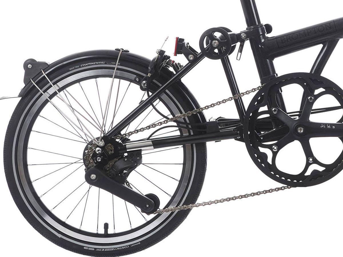 Brompton P Line - 2024 午夜黑 - M把12速/附後貨架