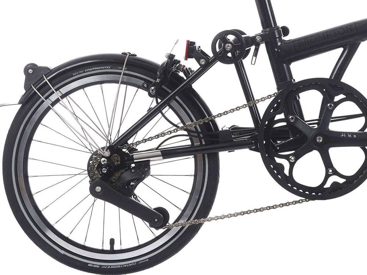 Brompton P Line - 2024 午夜黑 - M把4速 / 附前後燈