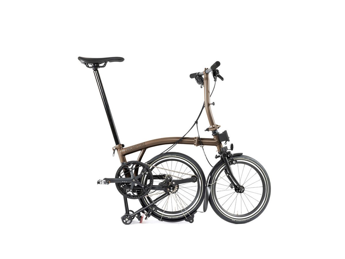 Brompton P Line - 2024 古銅金 - S把12速/附後貨架