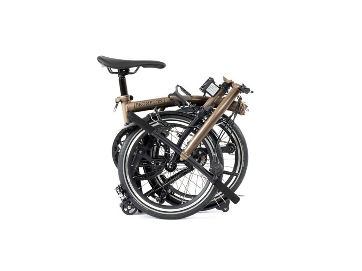 Brompton P Line - 2024 古銅金 - S把12速/附後貨架