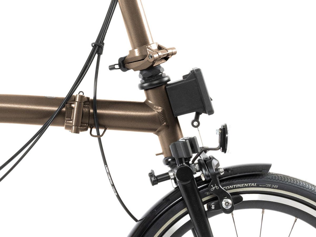 Brompton P Line - 2024 古銅金 - S把12速/附後貨架