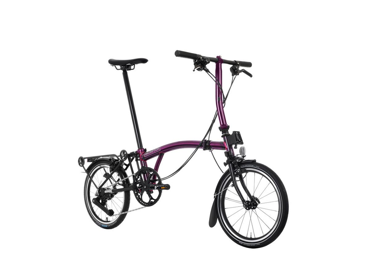 Brompton P Line - 2025 紫清漆 - S把12速/附後貨架