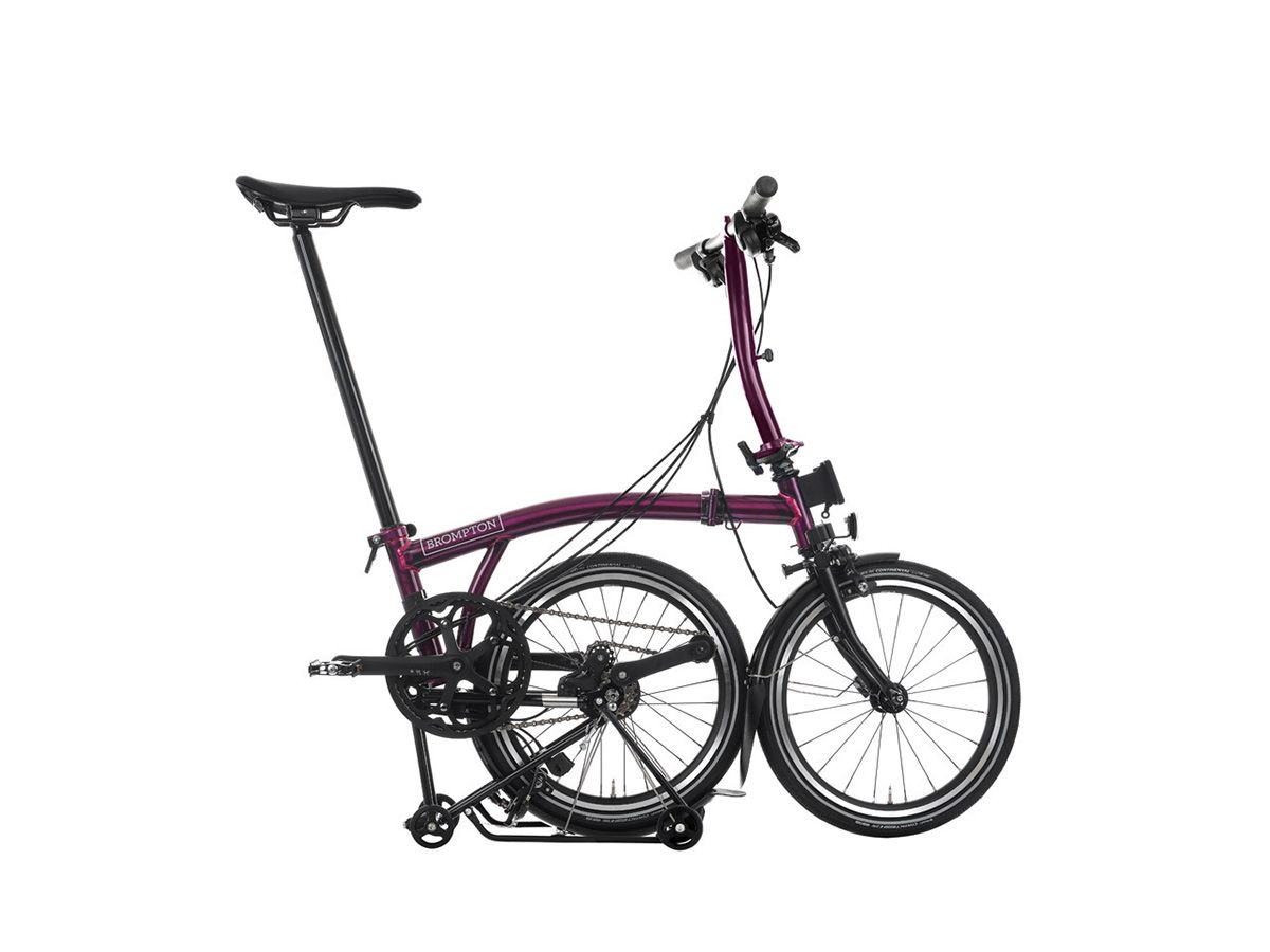 Brompton P Line - 2025 紫清漆 - S把12速/附後貨架