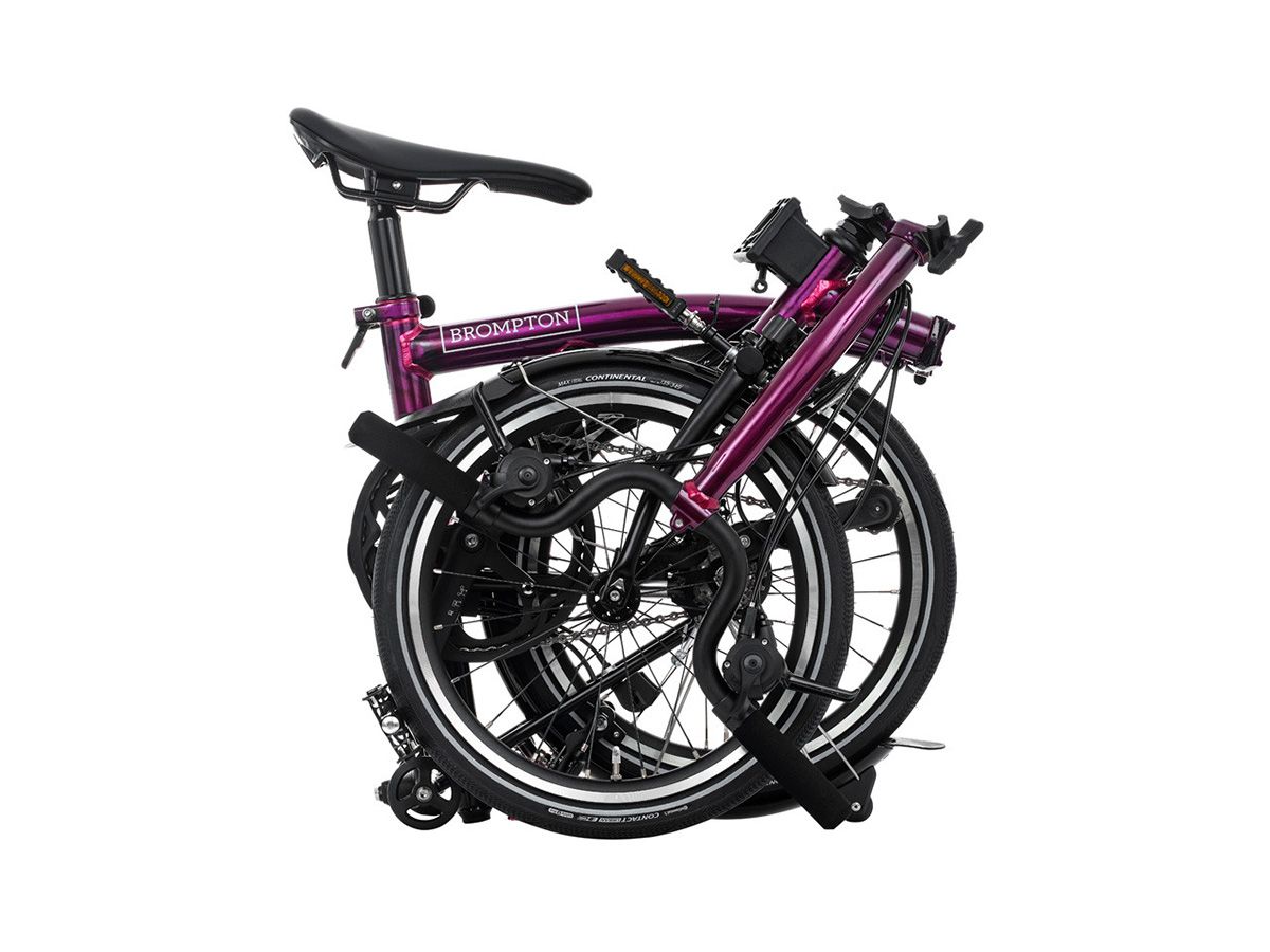 Brompton P Line - 2025 紫清漆 - M把4速