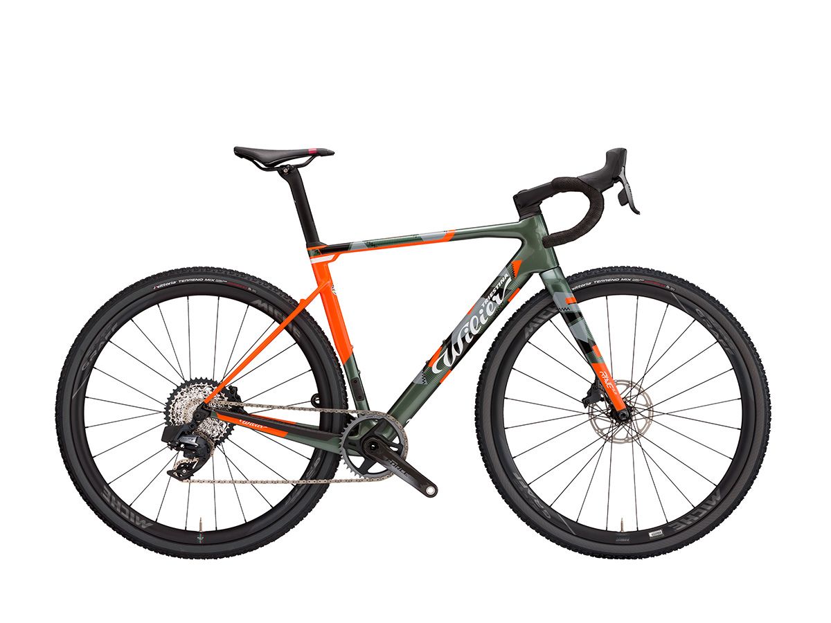 Wilier Triestina RAVE SLR 礫石車 亮迷彩/橘 車架組 S