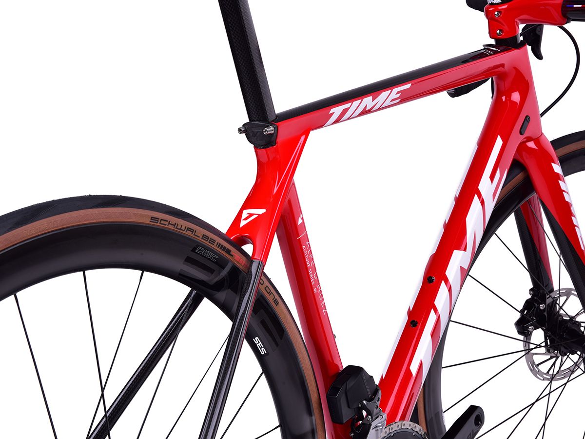 TIME Alpe d'Huez 01 爬坡車 - Gloss Red/競速紅 - SRAM RIVAL ETAP AXS 2x12 XXS