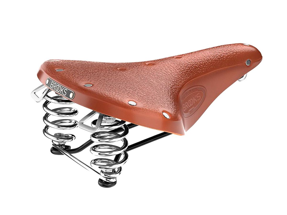 Brooks B67 皮革座墊 蜂蜜色