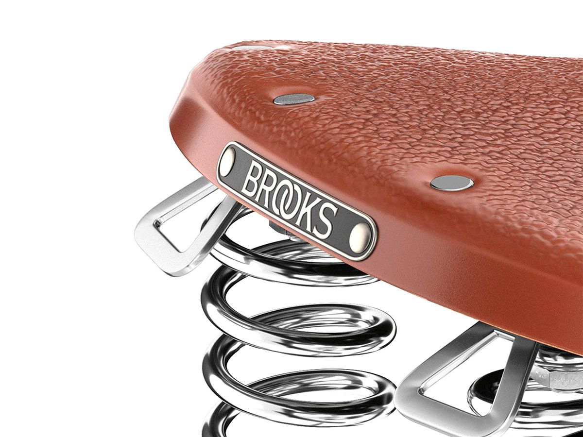 Brooks B67 皮革座墊 蜂蜜色