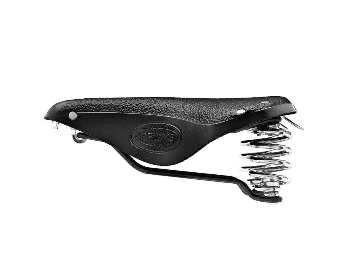 Brooks B67 Short 皮革座墊 黑色