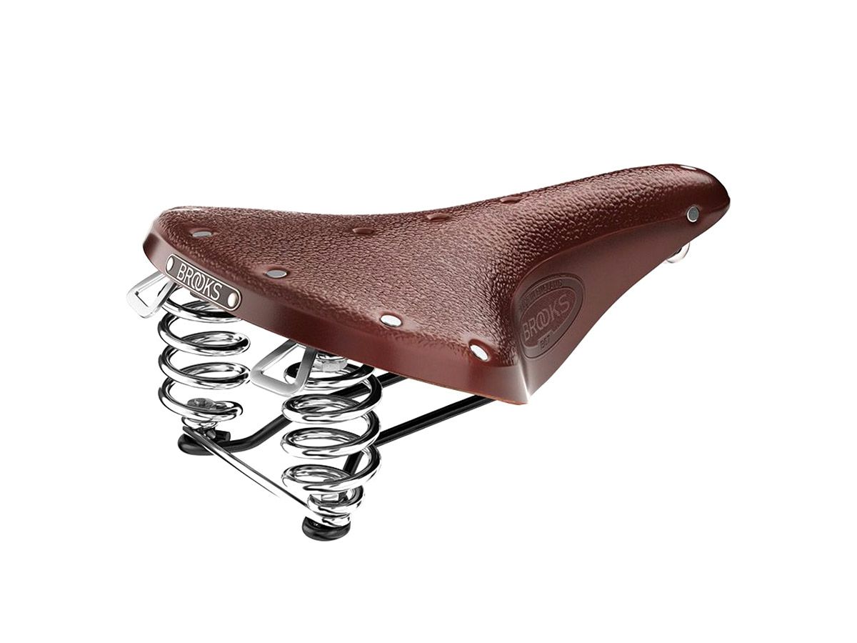 Brooks B67 皮革座墊 褐色