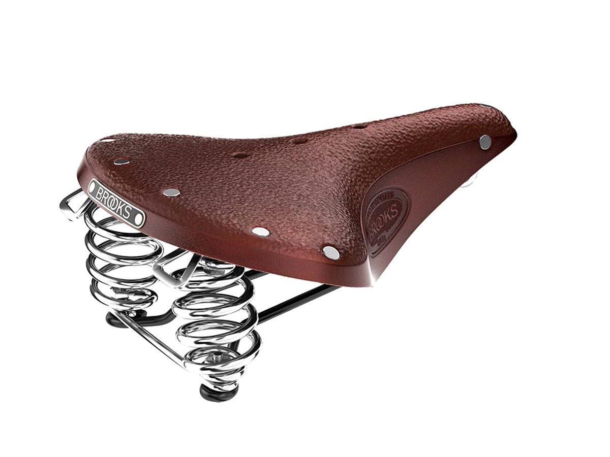 Brooks B67 Short 皮革座墊 褐色