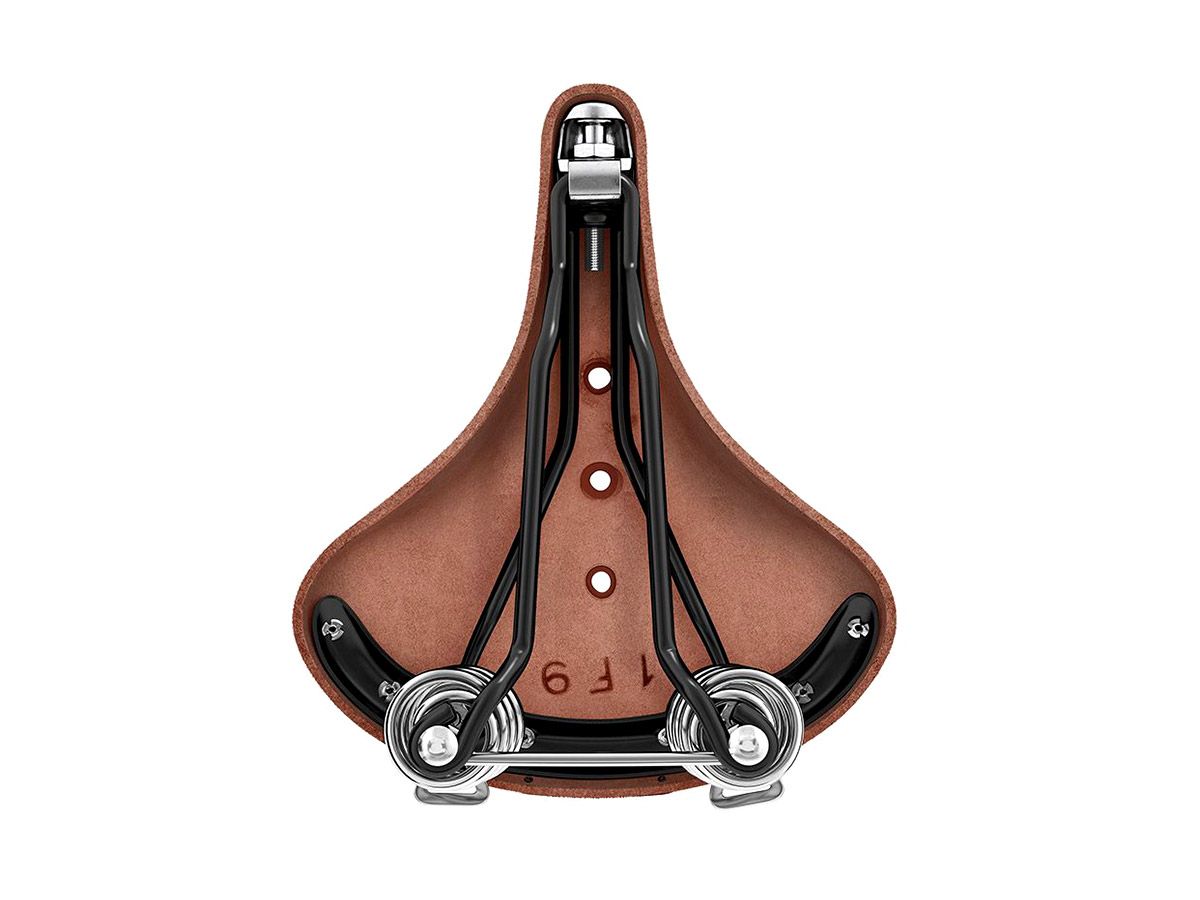 Brooks B67 Short 皮革座墊 褐色