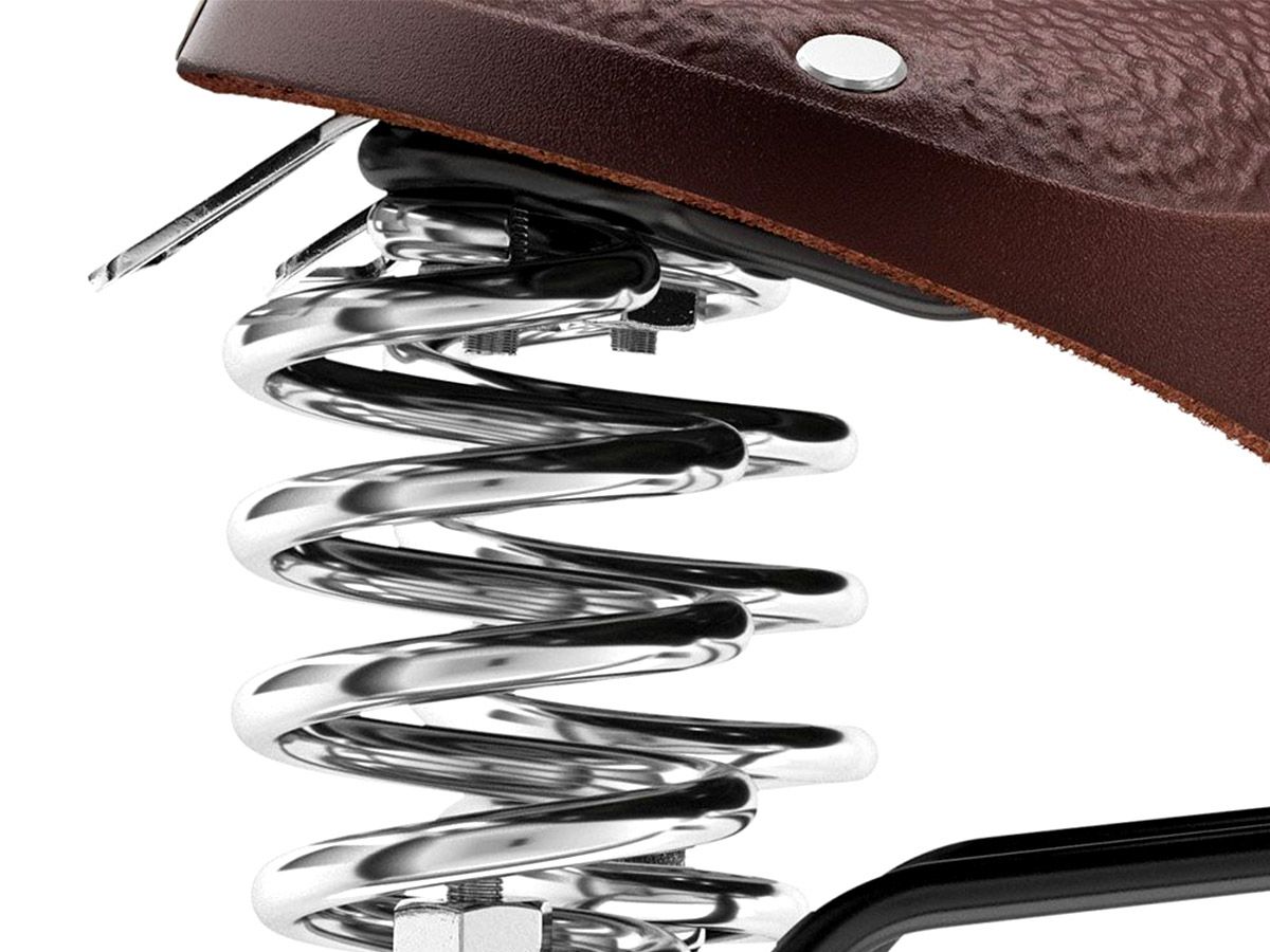 Brooks B67 Short 皮革座墊 褐色