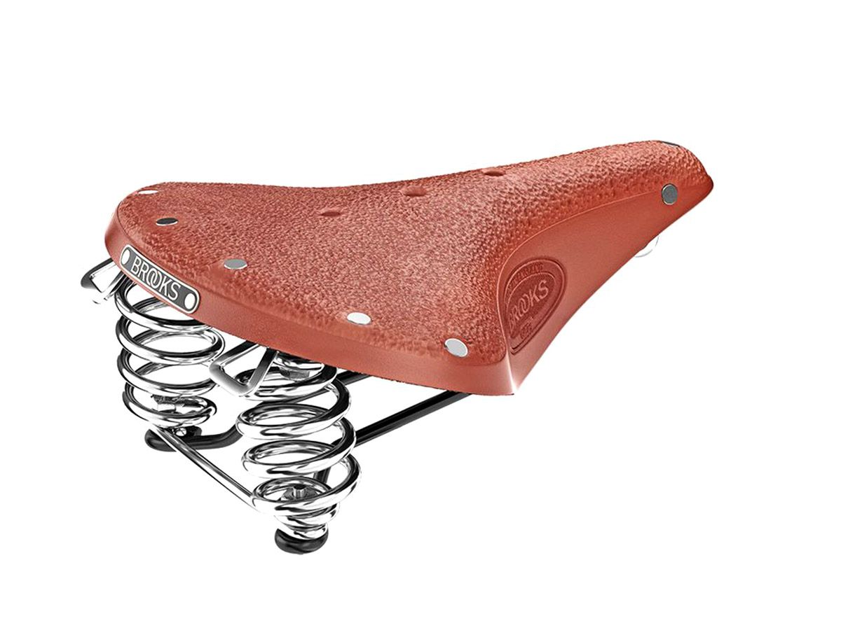 Brooks B67 Short 皮革座墊 蜂蜜色