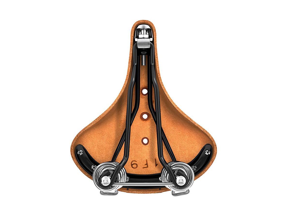 Brooks B67 Short 皮革座墊 蜂蜜色