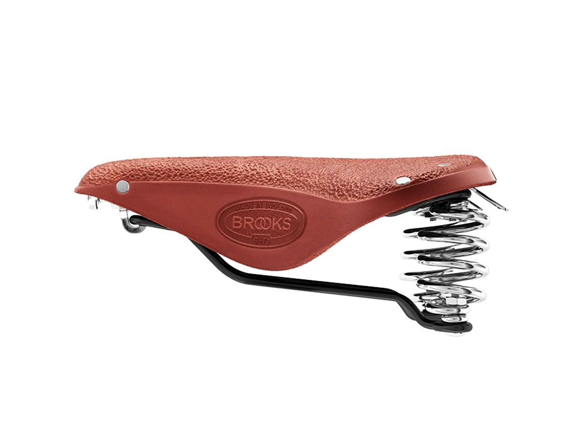 Brooks B67 Short 皮革座墊 蜂蜜色